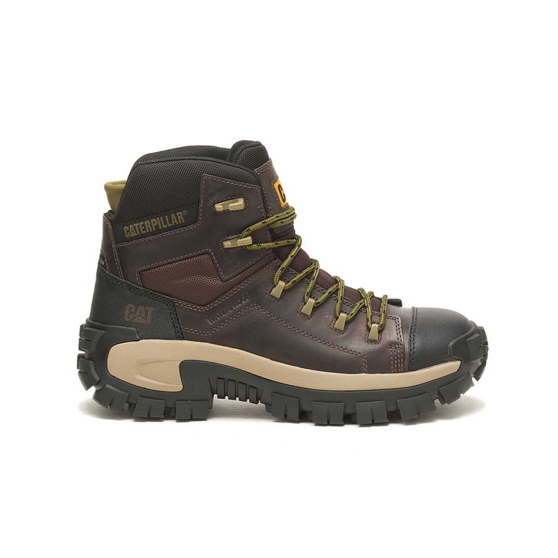 Caterpillar Men’s Invader Hiker Waterproof Composite Toe Work Boots