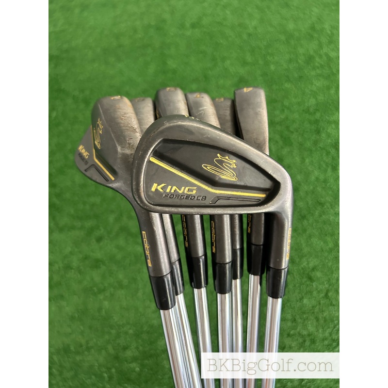 Cobra King Forged CB / MB Black Iron Set 4-P / KBS Tour 130 X Extra Stiff