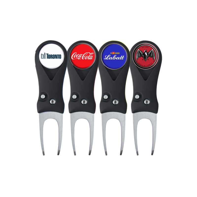 Custom Logo Premium Folding Divot Tool with Ball Marker