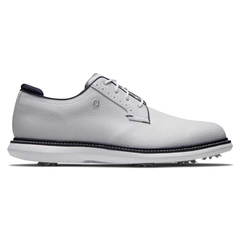 FootJoy Men’s Traditions Blucher Golf Shoe – White 56938