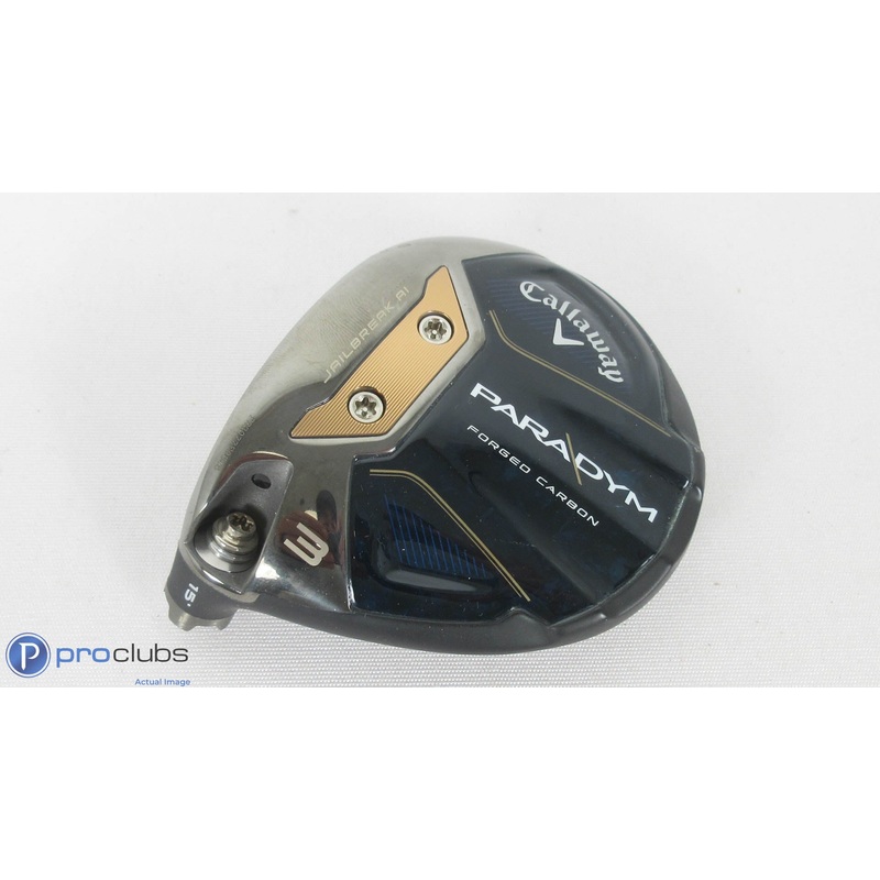 Left Handed! Callaway Paradym 15* Fairway 3 Wood -Head Only- 383636
