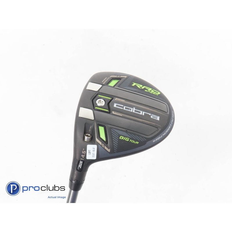 Left Handed Cobra Radspeed Big Tour 14.5* 3 Wood- Riptide 50g 5.5 Regular 358881
