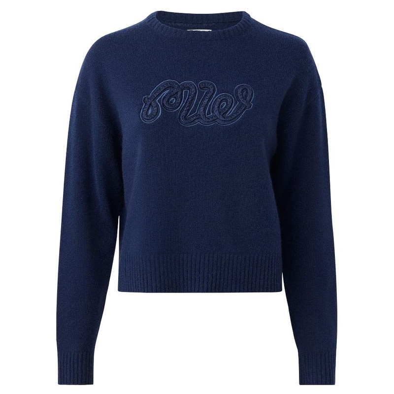 Malbon Boat Golf Sweater Navy – FW24 Women