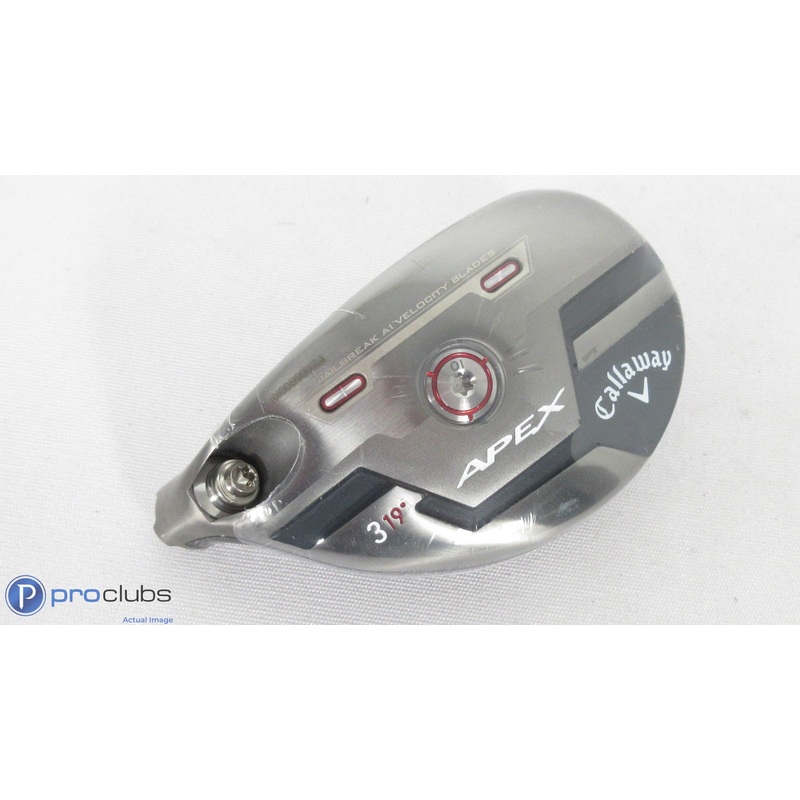 NEW! Left Handed Callaway Apex 19* – 3 Hybrid – Head Only – L/H 381113