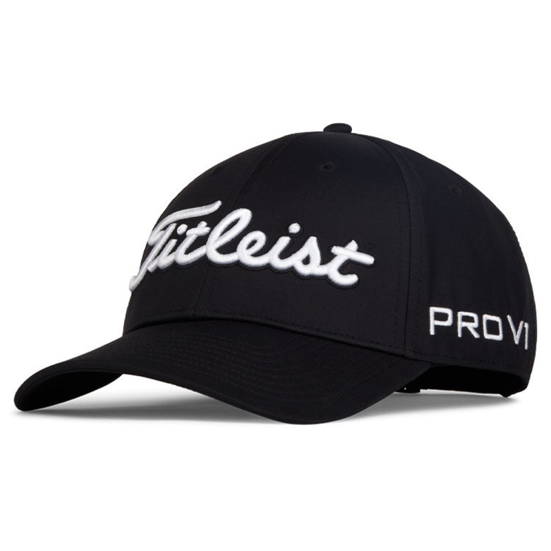Titleist Tour Performance Golf Cap – Black/White