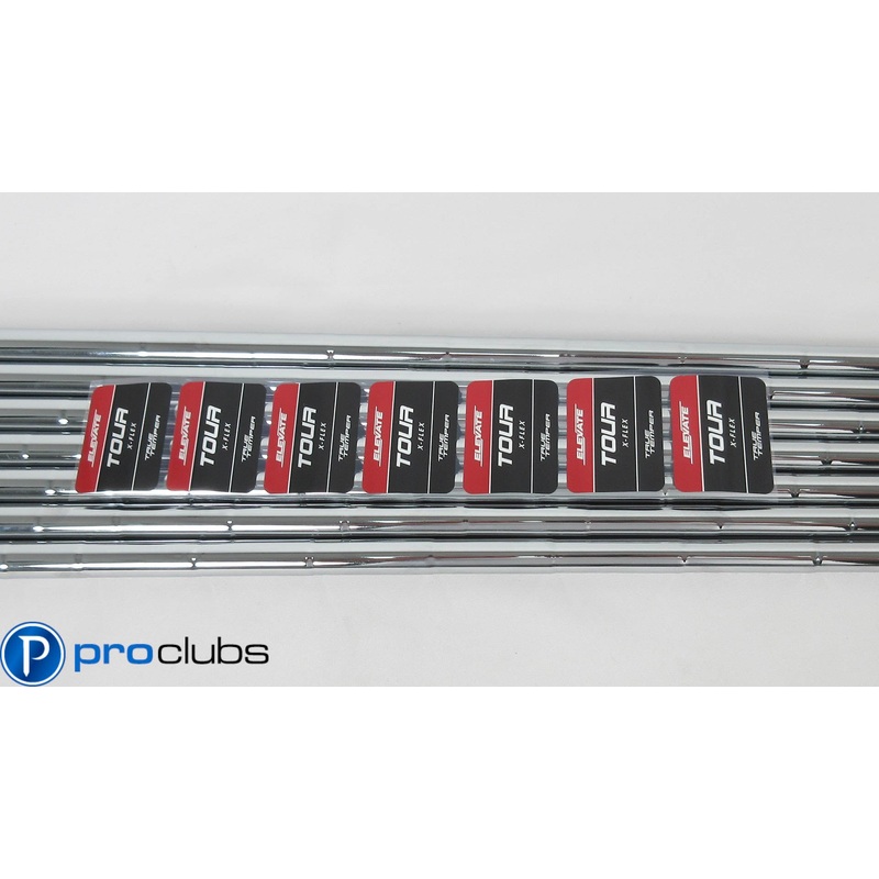 NEW TRUE TEMPER ELEVATE TOUR X-FLEX STEEL IRON SHAFTS 3-PW .355 (No 5 Iron)