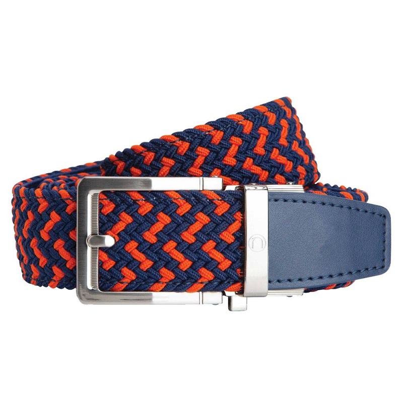 Nexbelt Braided Golf Belt Orange/Navy – 23 Men
