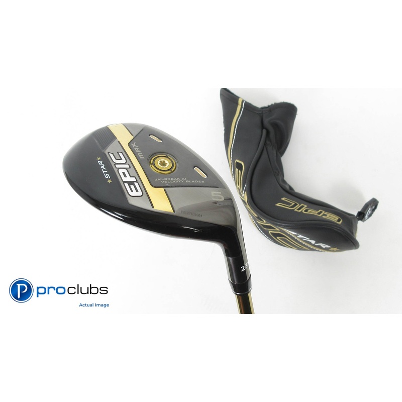 Nice! CALLAWAY EPIC MAX STAR 23* #5 HYBRID Senior Flex w/ HEADCOVER #324112
