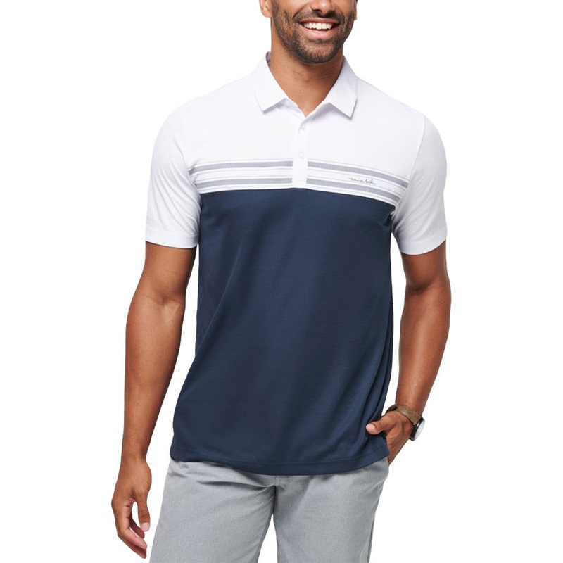 TravisMathew Pali Golf Polo White – SS24 Men