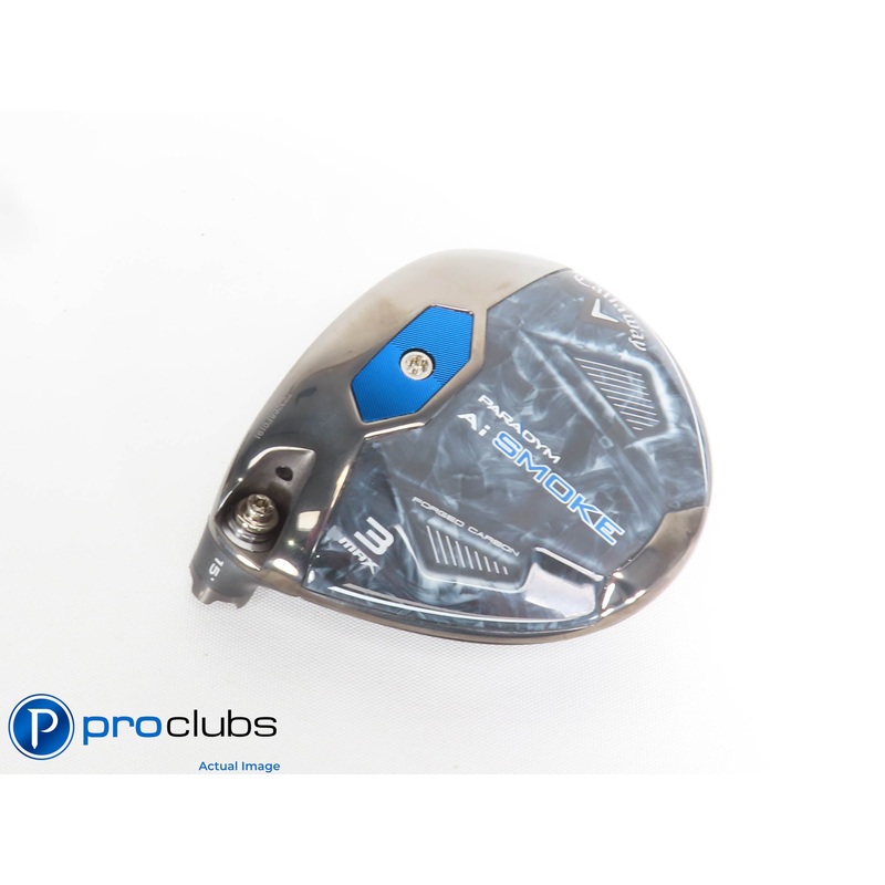 Mint! Left Handed Callaway PARADYM Ai Smoke MAX 15* 3 Wood – Head Only 427163