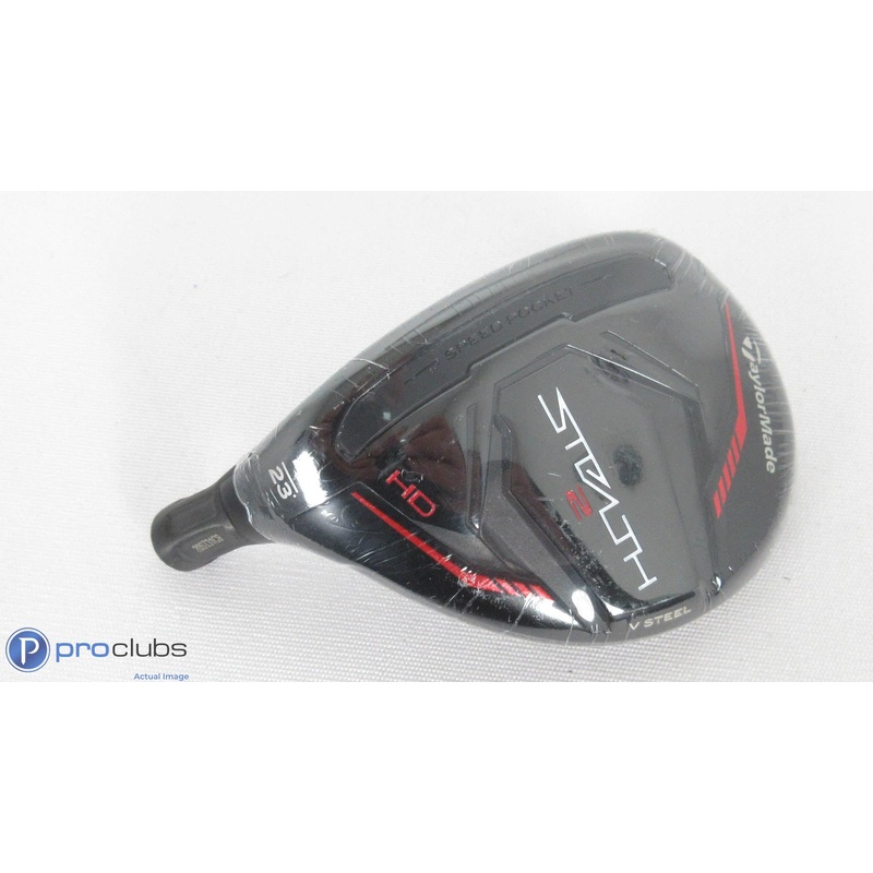 NEW! Left Hand TaylorMade Stealth2 HD 23* – 4 Hybrid – Head Only – L/H 379041