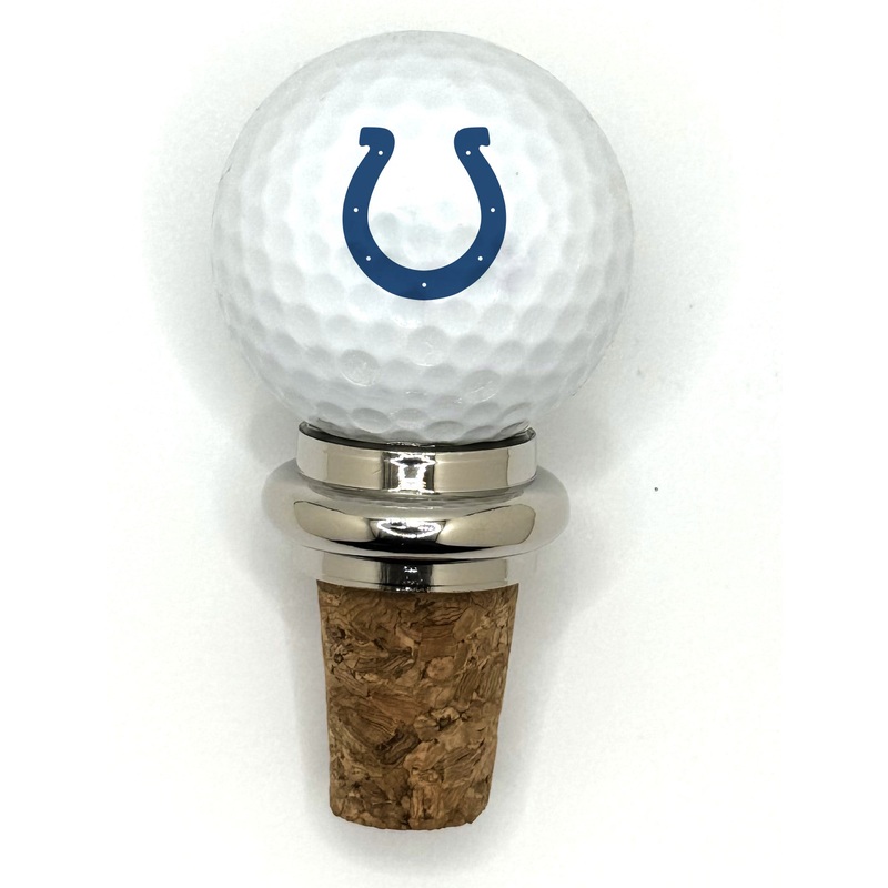 Team Golf IND Colts Cork Wine Stopper