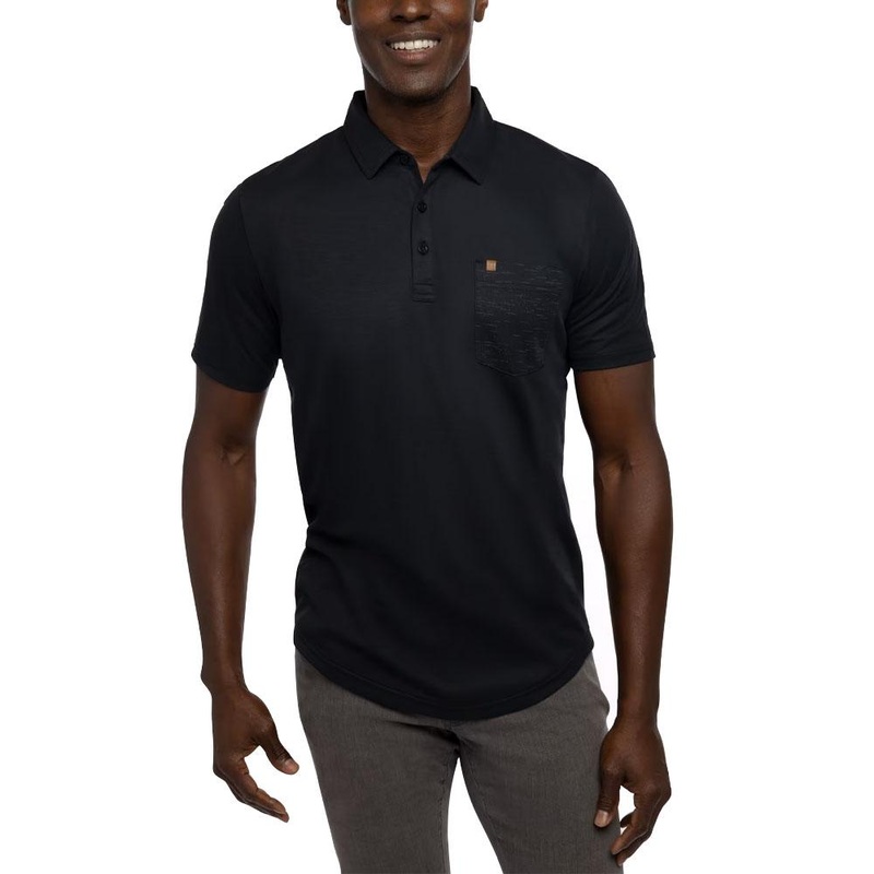 TravisMathew Like A Local Golf Polo Black – 23 Men