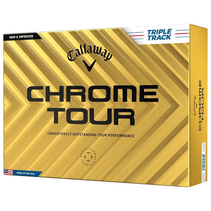 Callaway Chrome Tour Triple Track Golf Balls – White