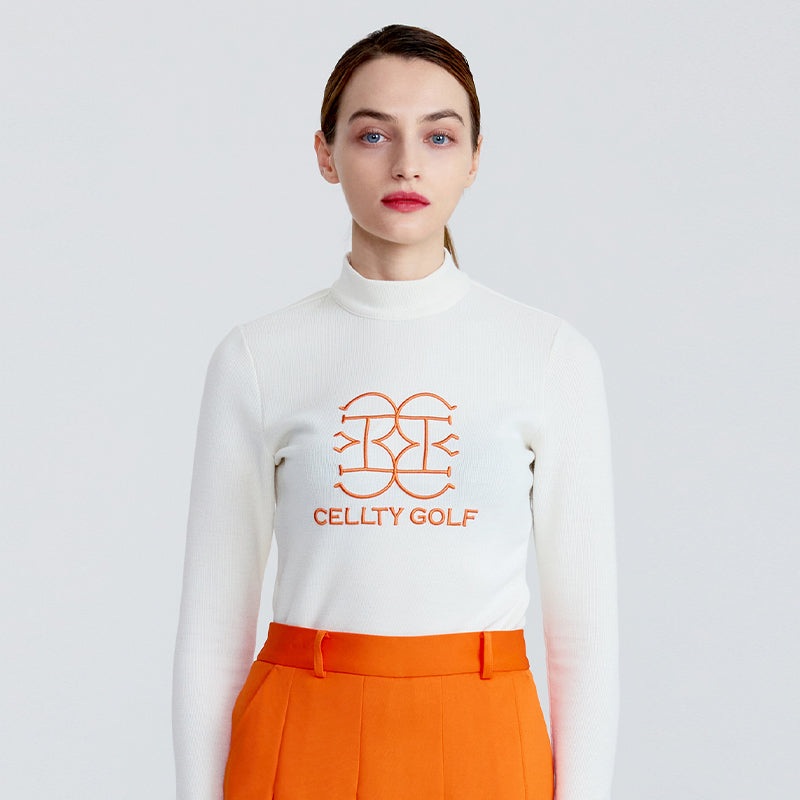 CELLTY WOMEN LINED MOCK NECK LONG SLEEVE