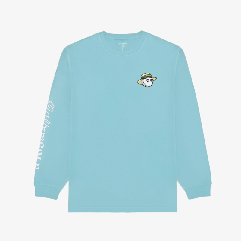 MALBON GOLF MEN MARINA LS TEE