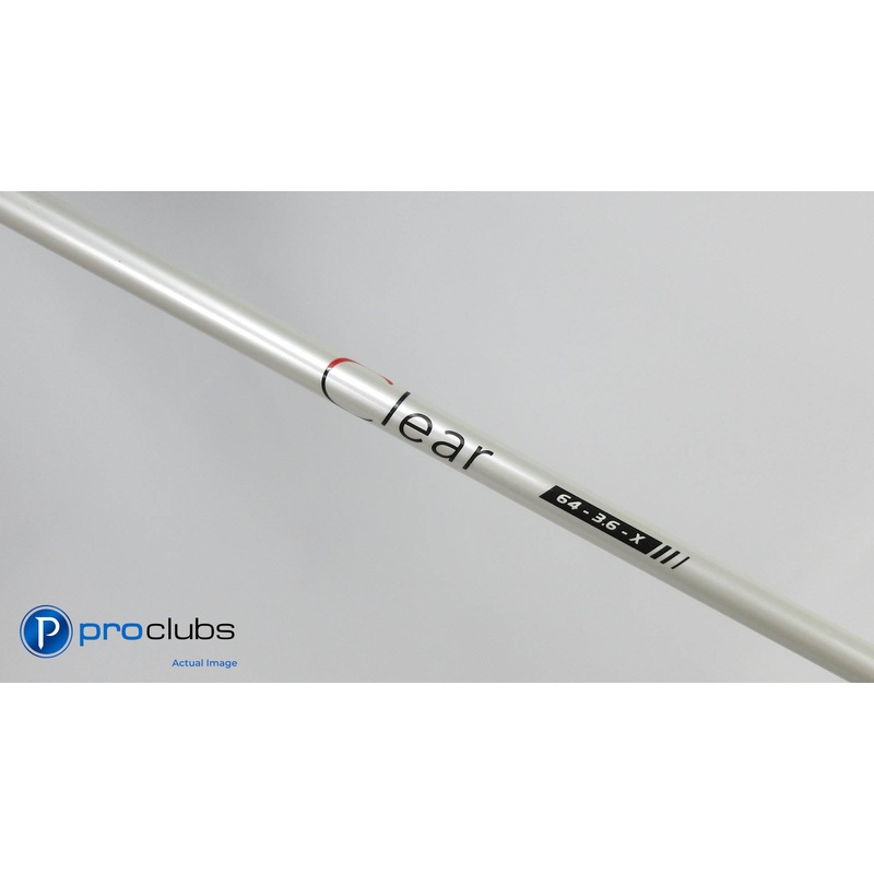NEW! CLEAR Golf Red 64g X-Flex Driver Shaft .335″ Tip #416221