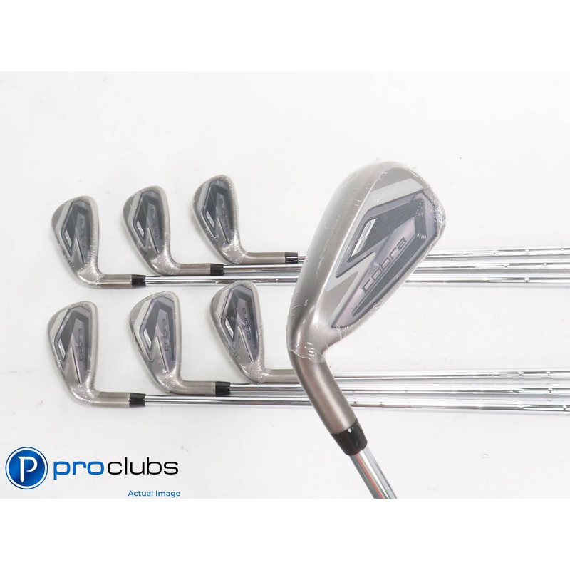 New! Left Handed Cobra DARKSPEED 4-PW IRON SET – KBS Tour Lite Stiff – 422530