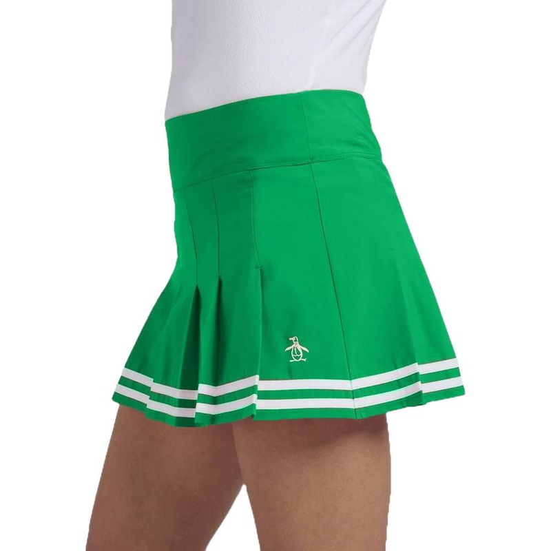 Original Penguin 13″ Contrast Hem Pleated Golf Skort Jelly Bean – SS24 Women