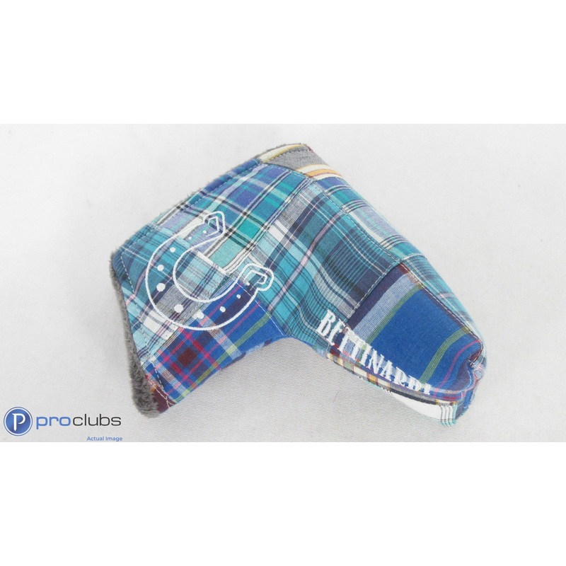 Rare! Bettinardi Blue Patch Madras Blade Headcover – 400447