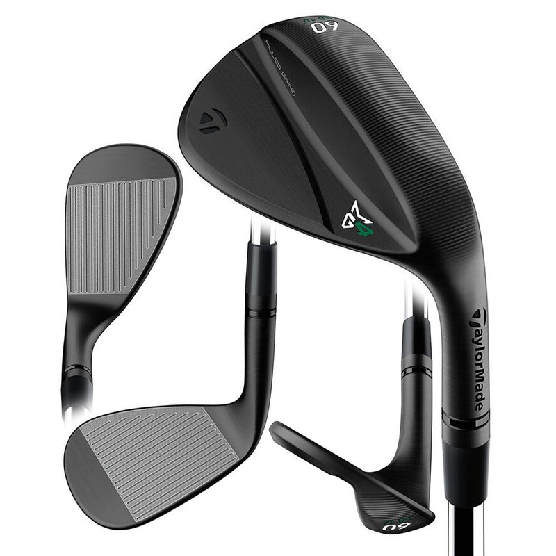 TaylorMade Milled Grind 4 Black Wedge – 24 Men