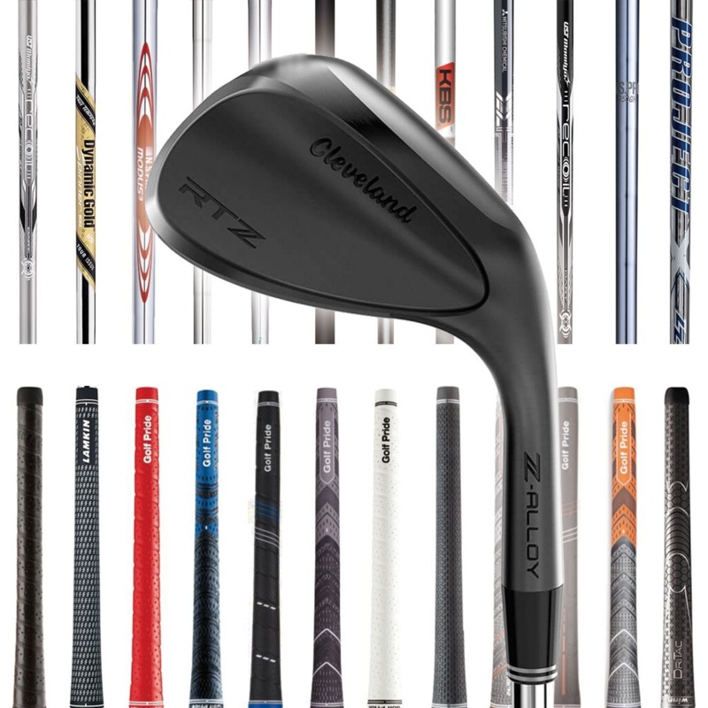 Cleveland RTZ Black Satin Custom Wedge