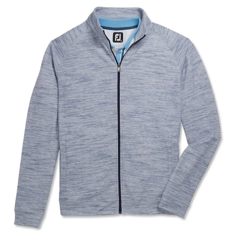 FootJoy Heather Jersey Fleece Full Zip Golf Jacket 2023