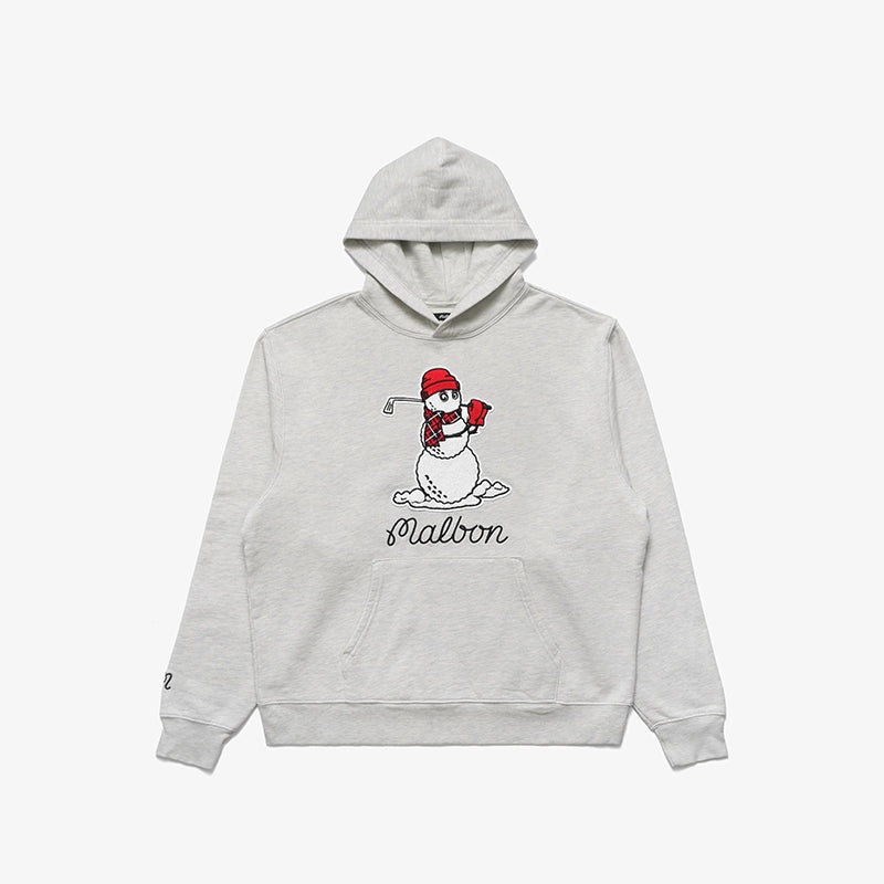 Malbon Golf 2024FW Men Snowman Buckets Hoodie