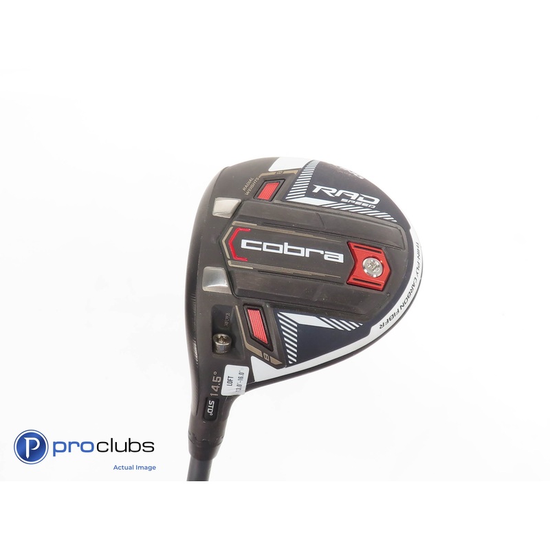 Nice Left Handed Cobra RAD Speed 14.5* 3 WOOD Peacoat – HZRDUS Stiff Flex 375926