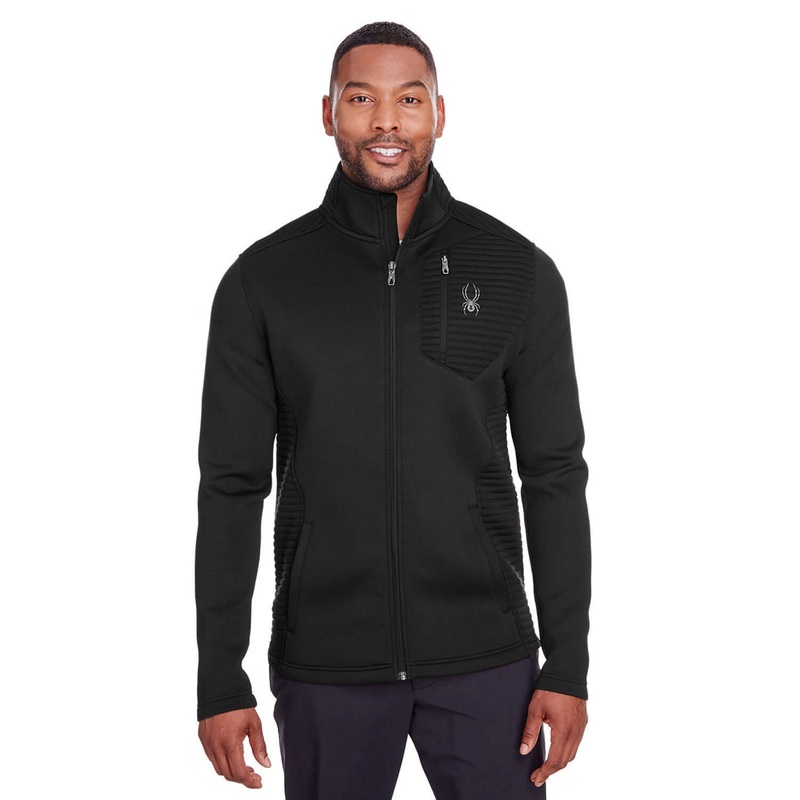 Custom Logo Spyder Venom Full-Zip Jacket – Mens