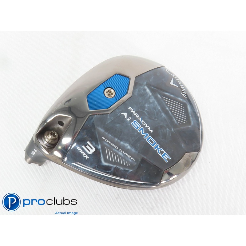 Excellent! Left Handed Callaway PARADYM Ai Smoke MAX 15* 3 Wood – Head – 434647