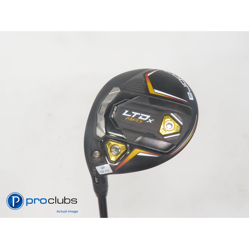 Left Handed Cobra KING LTDx MAX 15.5* 3 Wood – HZRDUS 80g 6.0 Stiff Flex 393641