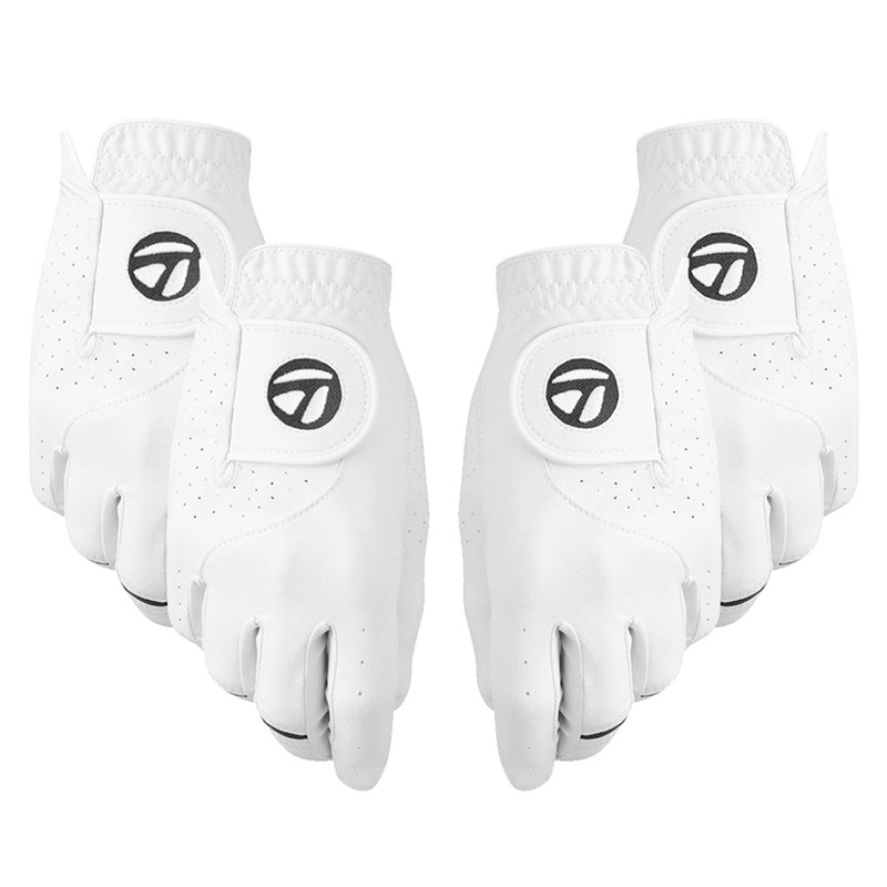 TaylorMade Stratus Tech 2-Pack Golf Glove White – 23 Men