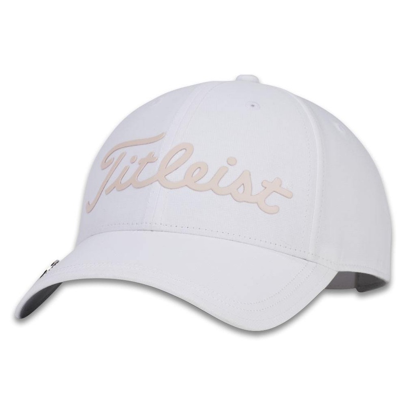 Titleist Players Performance Ball Marker Golf Cap White/Rose – 24 Women