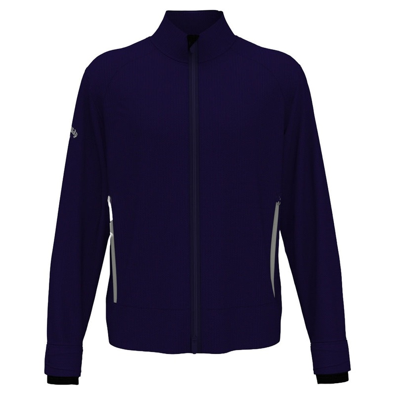 Callaway Premium Full-Zip Waterproof Stormguard Golf Jacket Peacoat – SS25 Men
