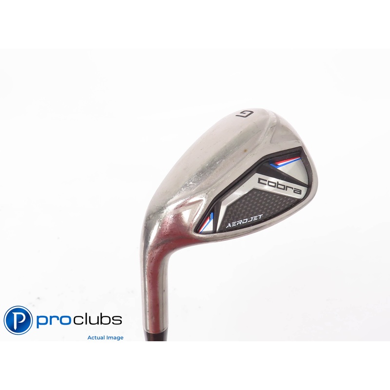Nice Left Handed Cobra AEROJET 47.5* GAP WEDGE – KBS Stiff Flex Steel 441318