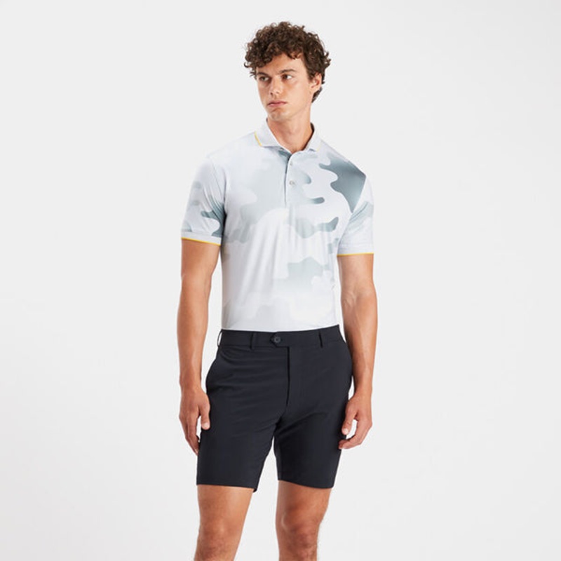 G/FORE CAMO MEN MODERN SPREAD RIB COLLAR TECH JERSEY SLIM FIT POLO