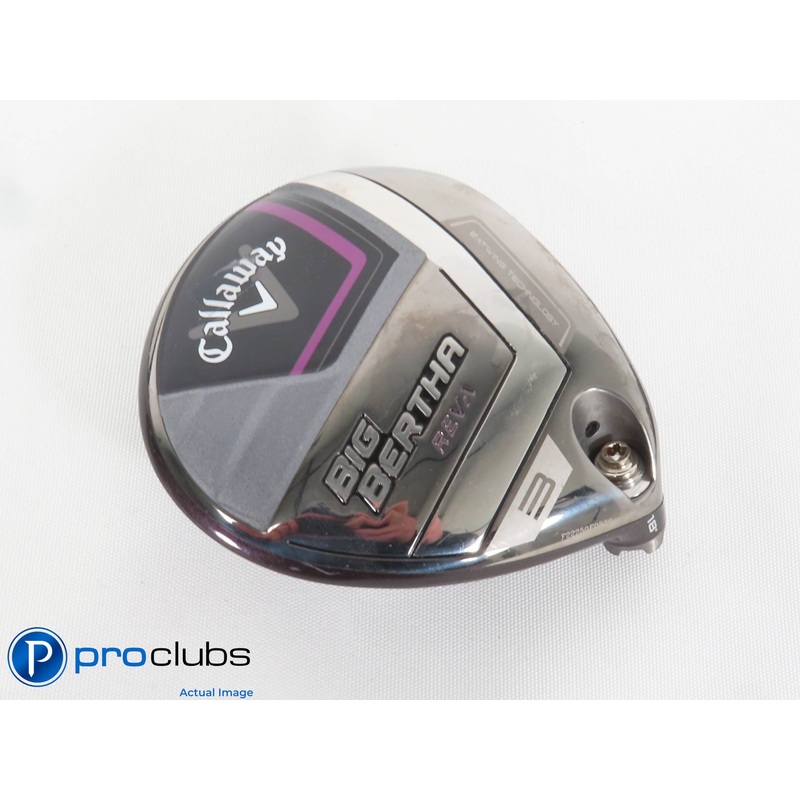 Ladies Callaway ’23 Big Bertha REVA 18* 3 Wood – Head Only – 368265
