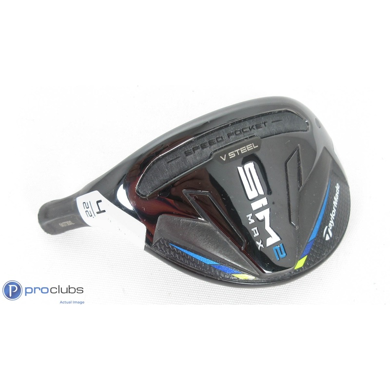Left Handed TaylorMade SIM2 MAX 22* 4 Hybrid – Head Only – 366154