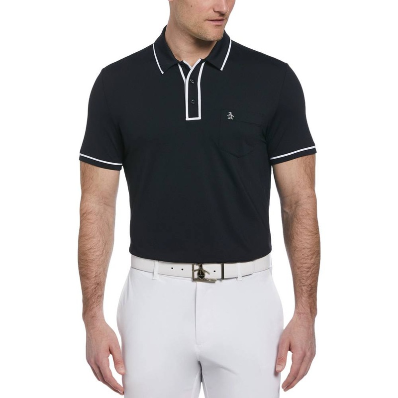 Original Penguin The Technical Earl Golf Polo Caviar – SS24 Men