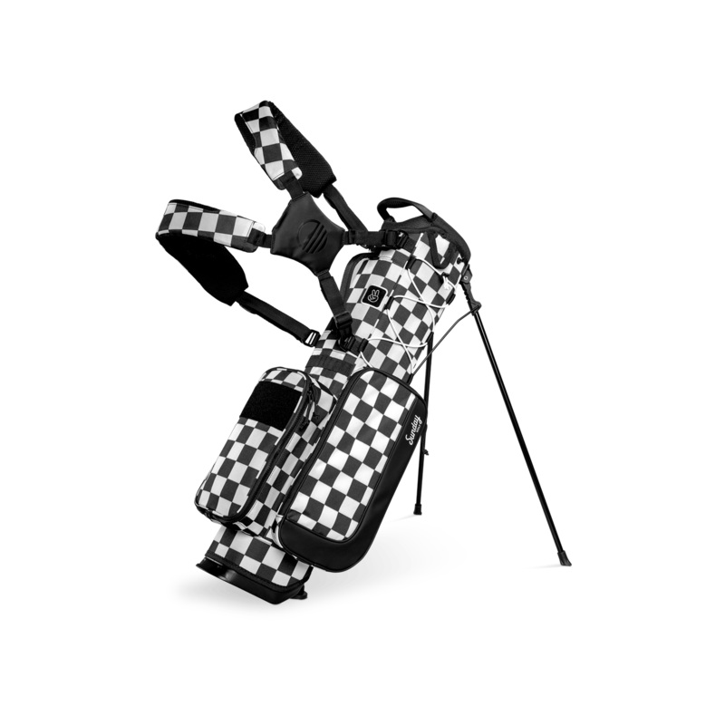 Sunday Golf Recess Kids Golf Bag | Black/White Checker