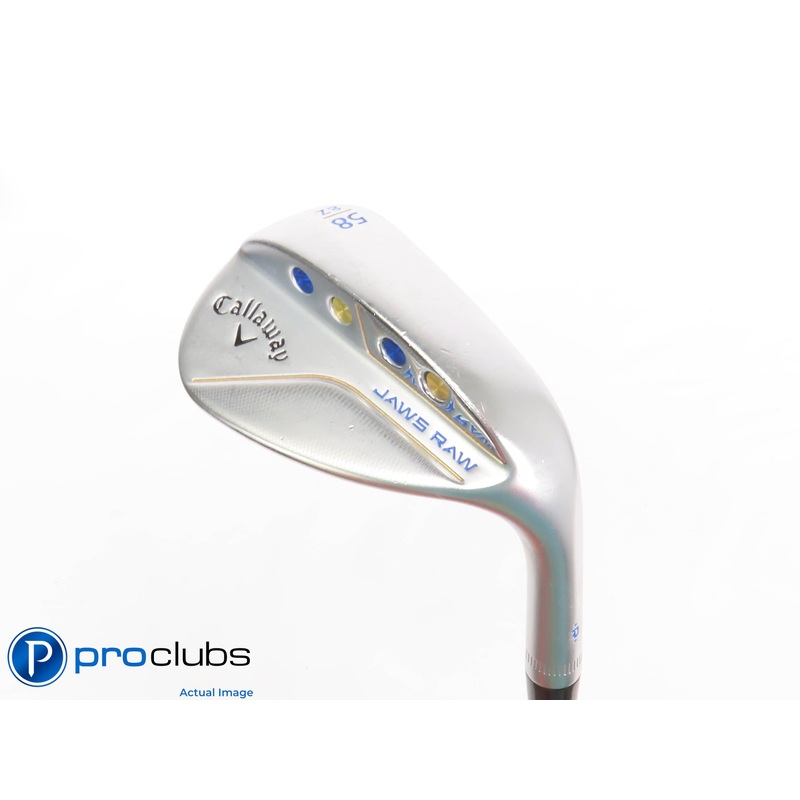 Callaway JAWS RAW Chrome 58*(8*) Wedge Z-Grind – DG Spinner Wedge Flex #438121