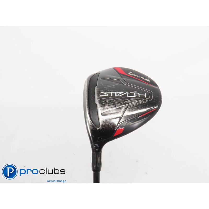 Left Handed TaylorMade STEALTH 15* 3 WOOD – C6 Blue 60g Regular Flex 416669