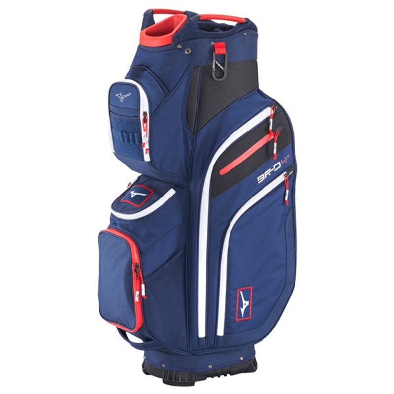 Mizuno BR-D4 Golf Cart Bag – Navy/Red