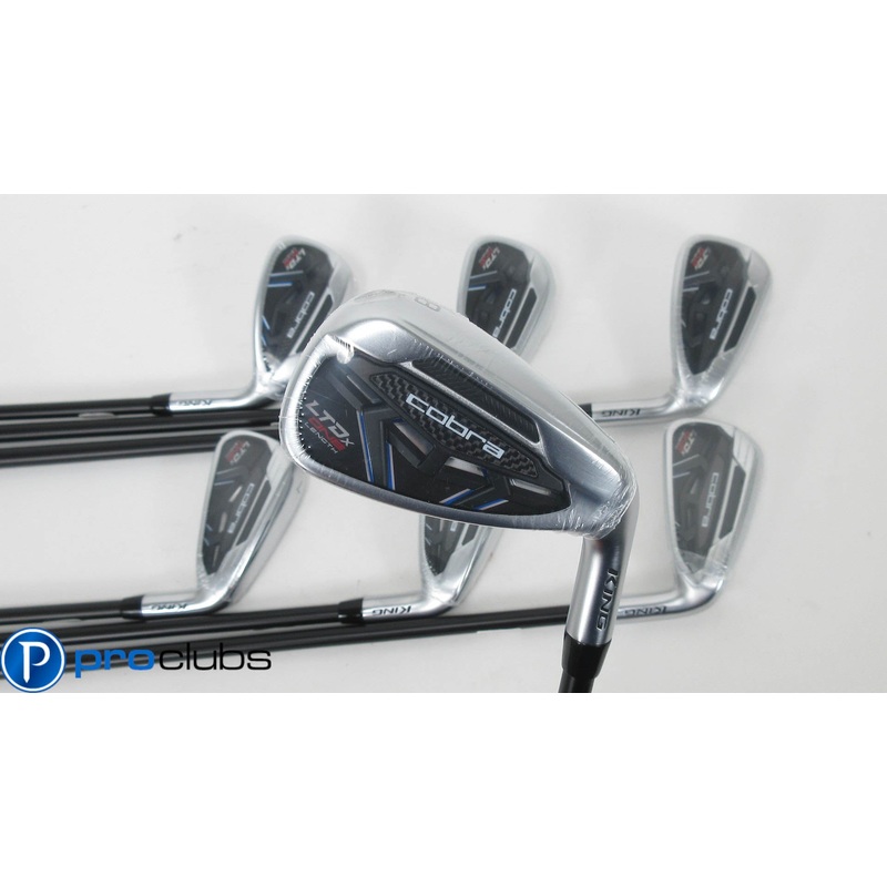 NEW COBRA KING LTDx ONE LENGTH IRONS 5-PW,GW GRAPHITE KBS PGI 65 SENIOR #364991