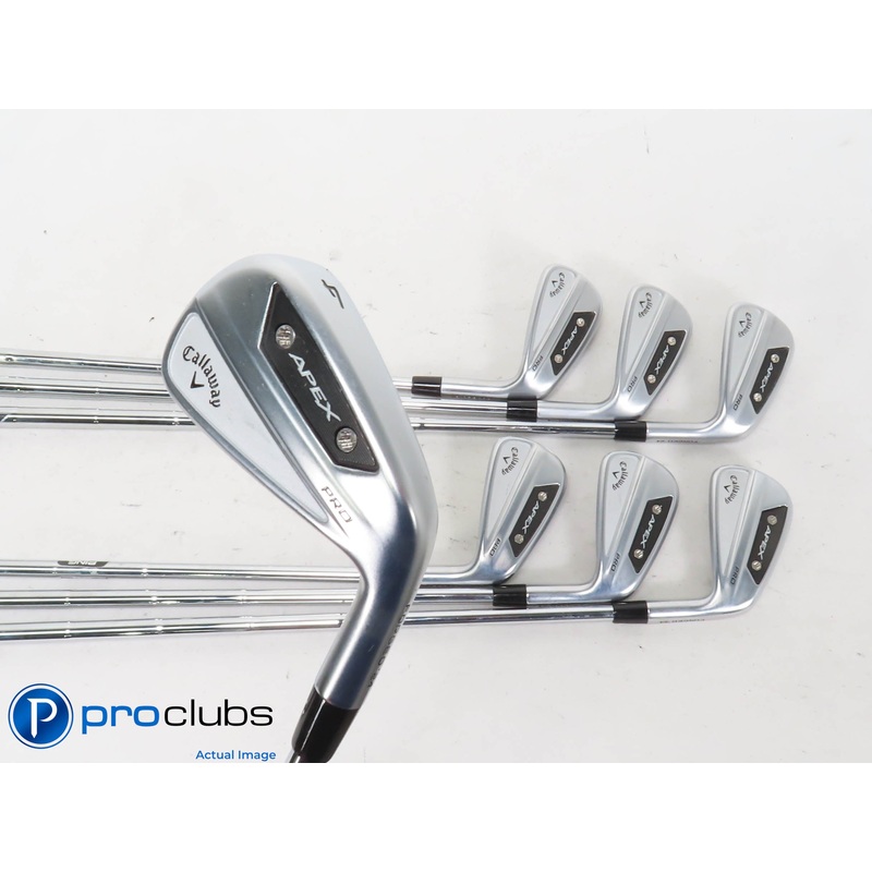 Nice Callaway ’24 APEX PRO 4-PW IRON SET -DG MID115 S300 Stiff Flex Steel 420302