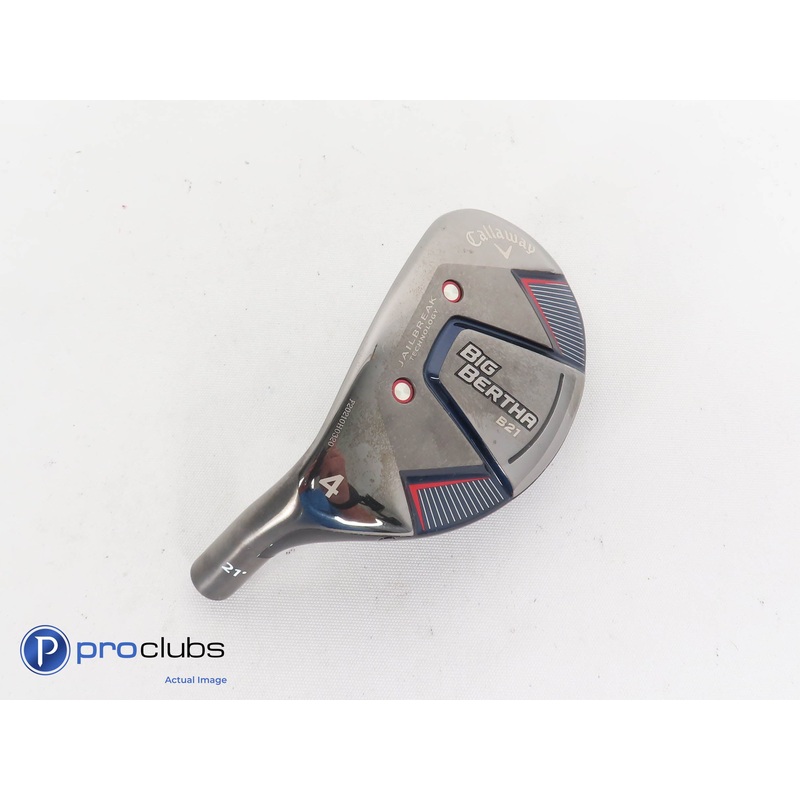 Nice! Left Handed Callaway Big Bertha B21 21* 4 Hybrid – Head Only – 329714