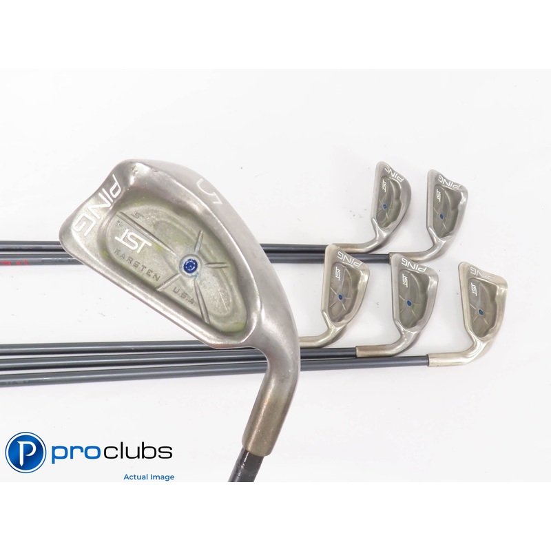 Nice Ping ISI 5-PW IRON SET Blue Dot -Alta CB Regular Flex Graphite +1/2″ 446714