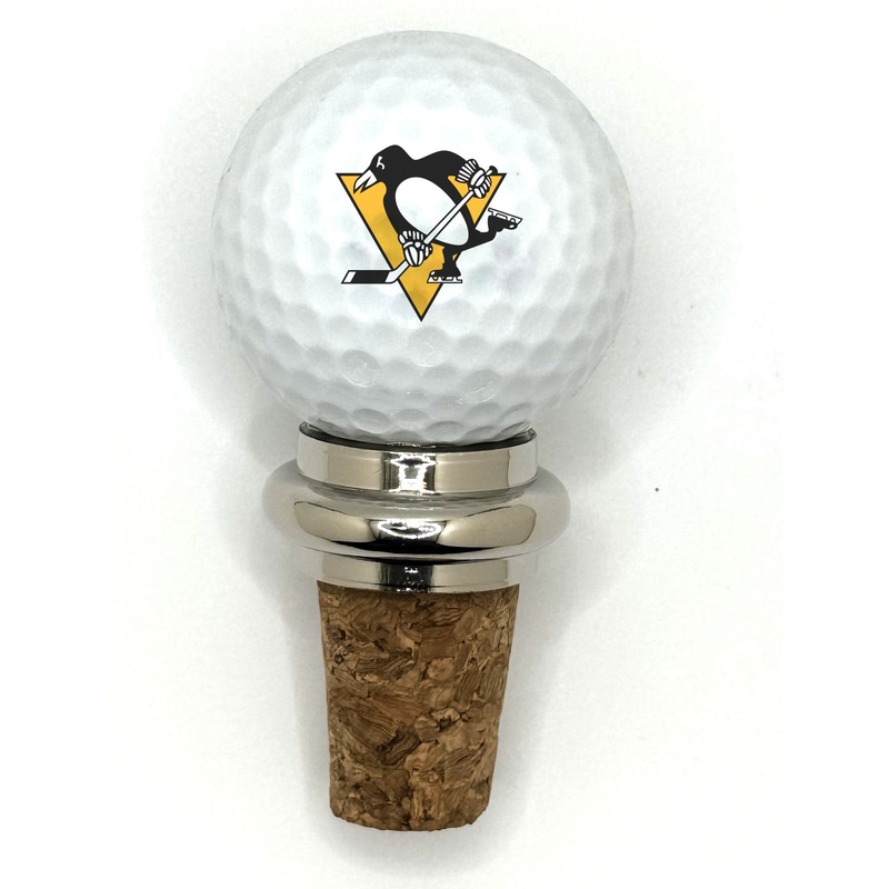 Team Golf PIT Penguins Cork Wine Stopper