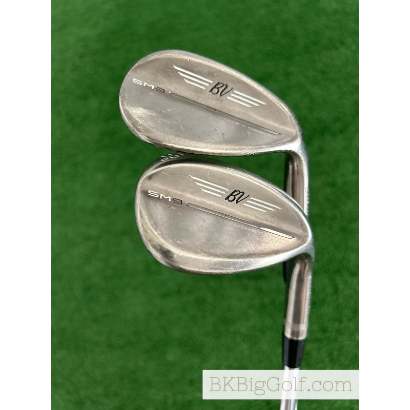 Titleist Vokey SM9 Brushed Steel 2 Wedge Set (54 & 58 Degrees)